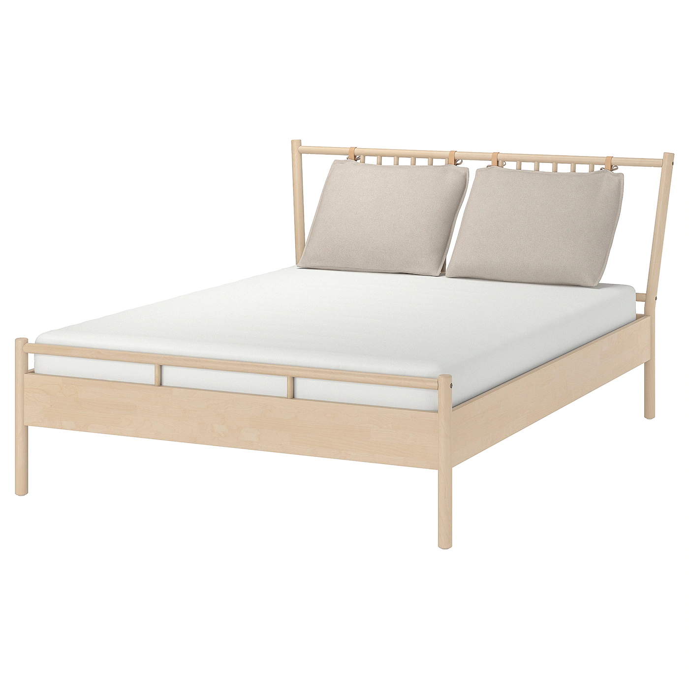 IKEA BJÖRKSNÄS Bed Frame Birch/Luröy Queen