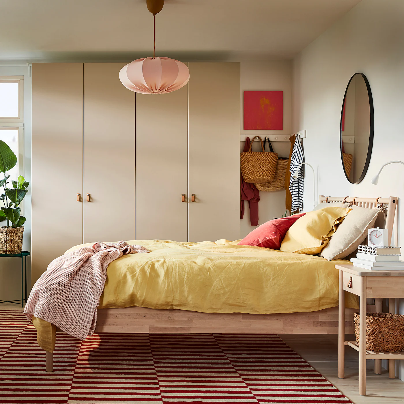 IKEA BJÖRKSNÄS Bed Frame Birch/Luröy Queen - Image 8