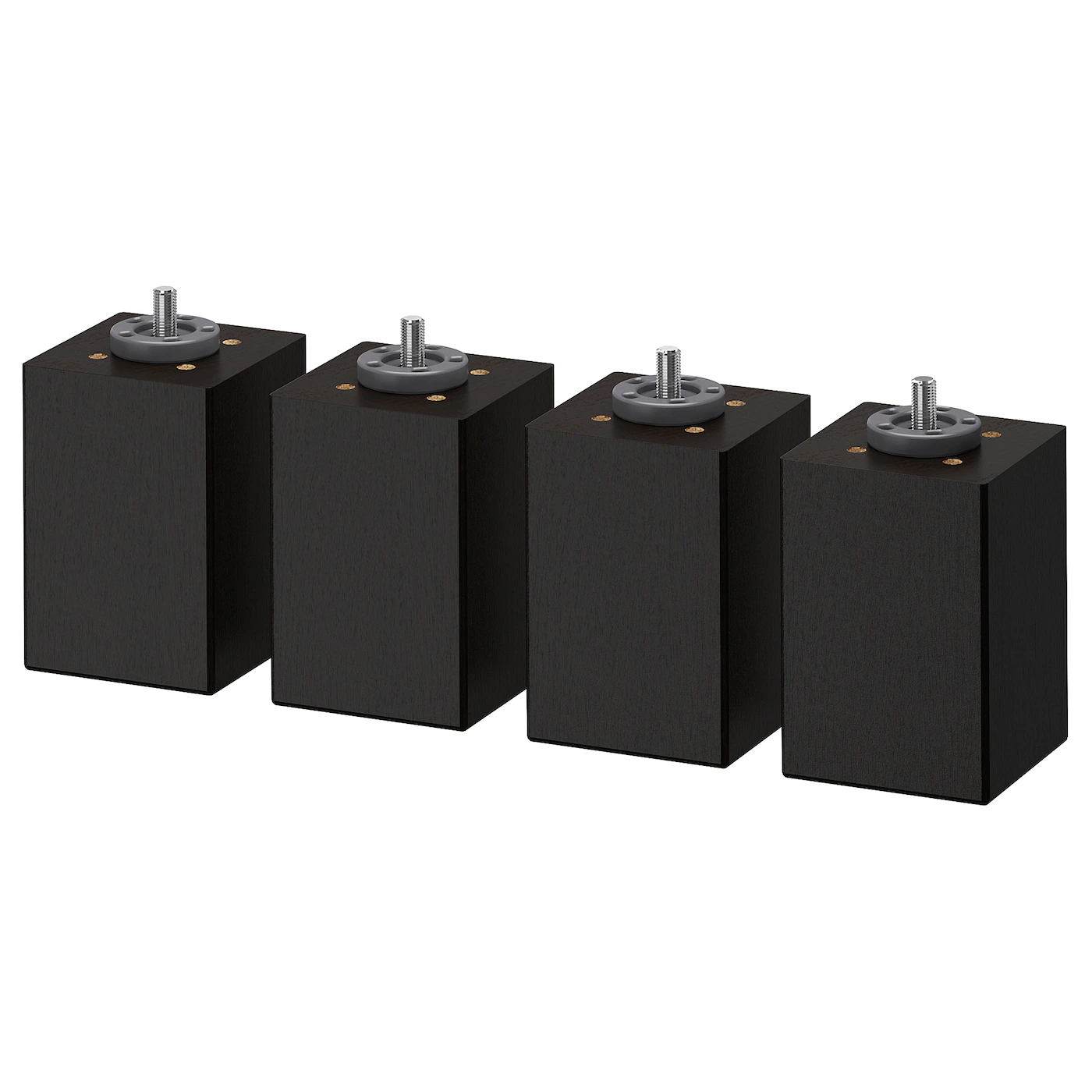 IKEA BRENNÅSEN Leg Black Stained 3 7/8 "