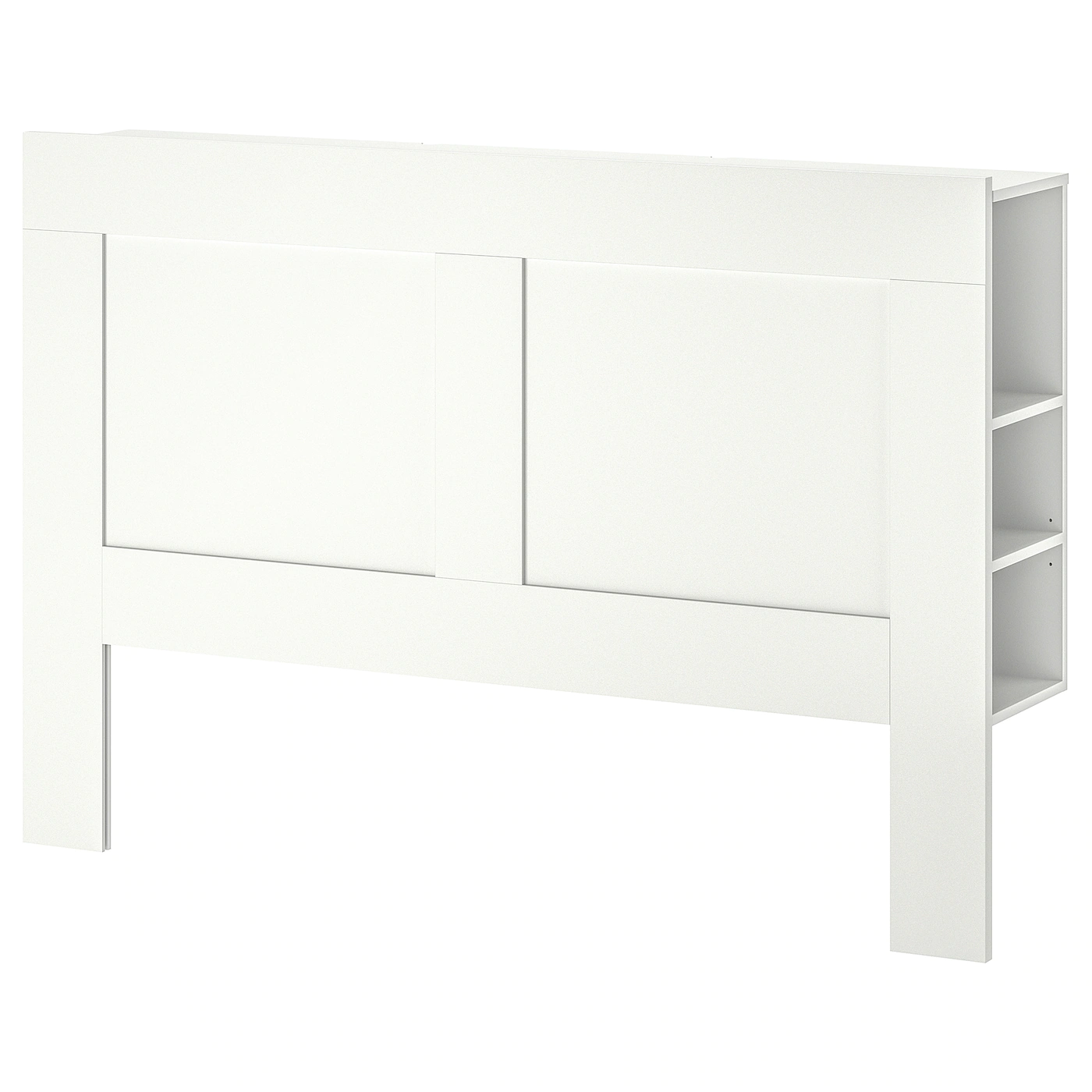 IKEA BRIMNES Headboard With Storage Compartment White King