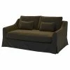 IKEA FÄRLÖV Sleeper Sofa Djuparp Dark Olivegreen