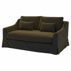 IKEA FÄRLÖV Sleeper Sofa Djuparp Dark Olivegreen