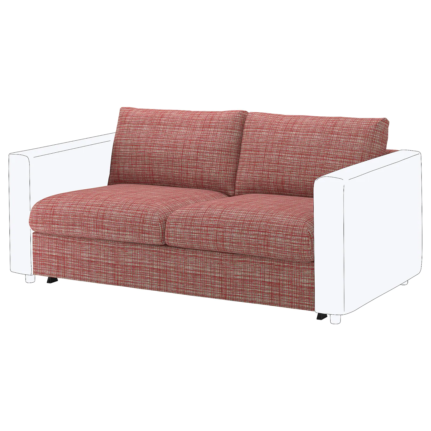 IKEA FINNALA Loveseat Sleeper Section Tallmyra Beige - Image 3