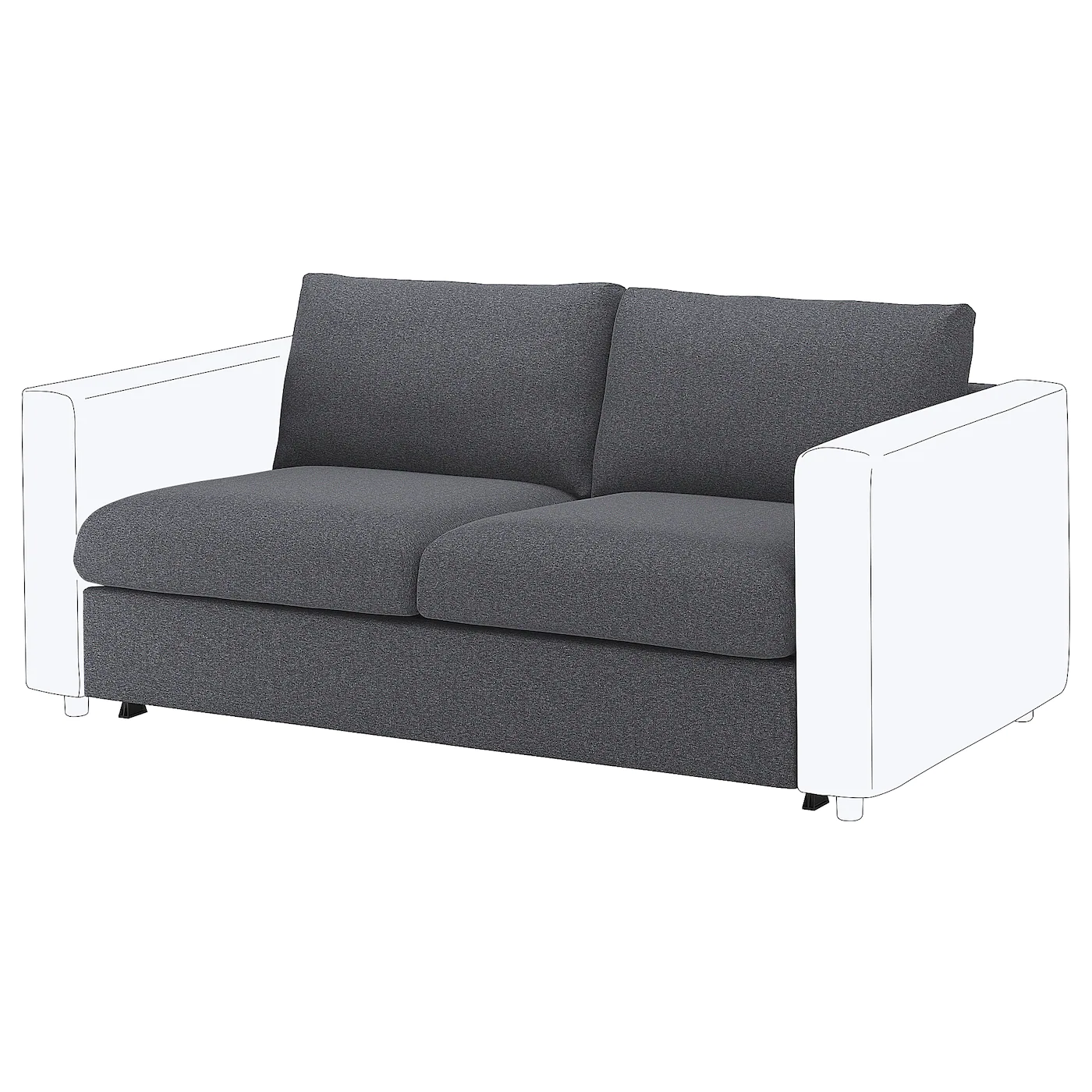 IKEA FINNALA Loveseat Sleeper Section Tallmyra Beige - Image 5