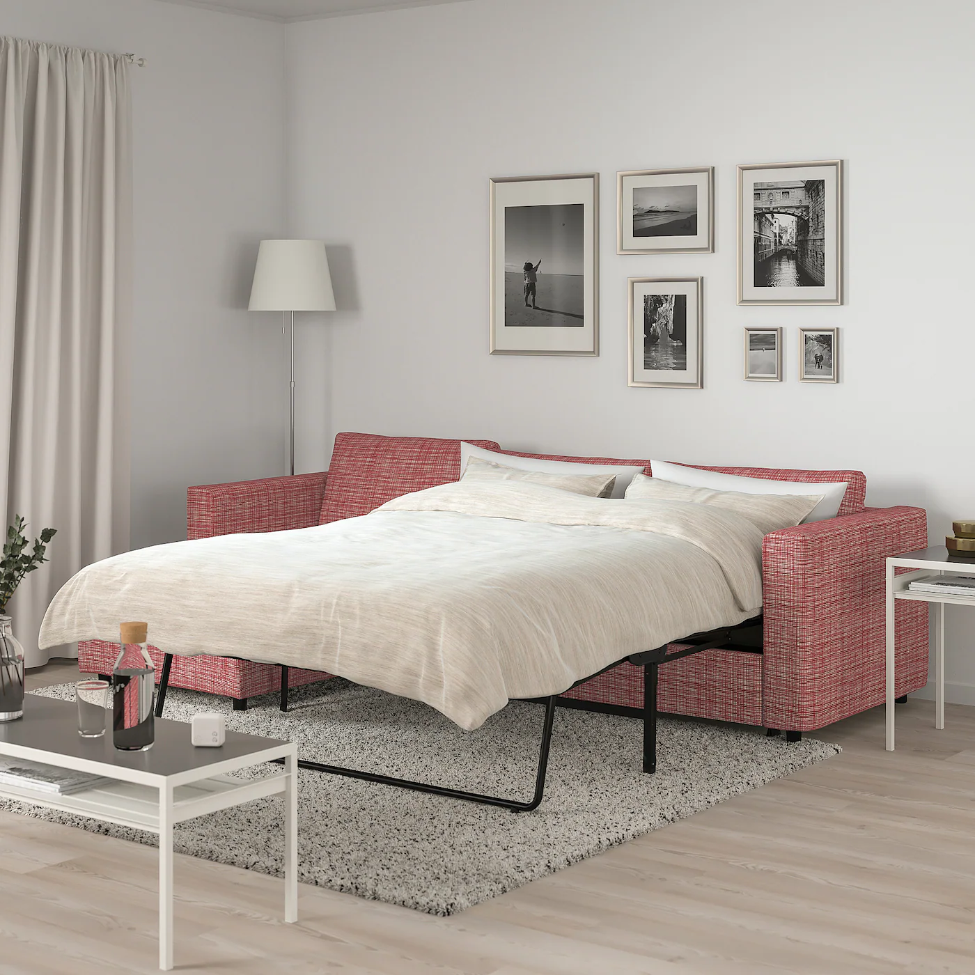 IKEA FINNALA Sleeper Sofa With Chaise/Dalstorp Multicolor - Image 3