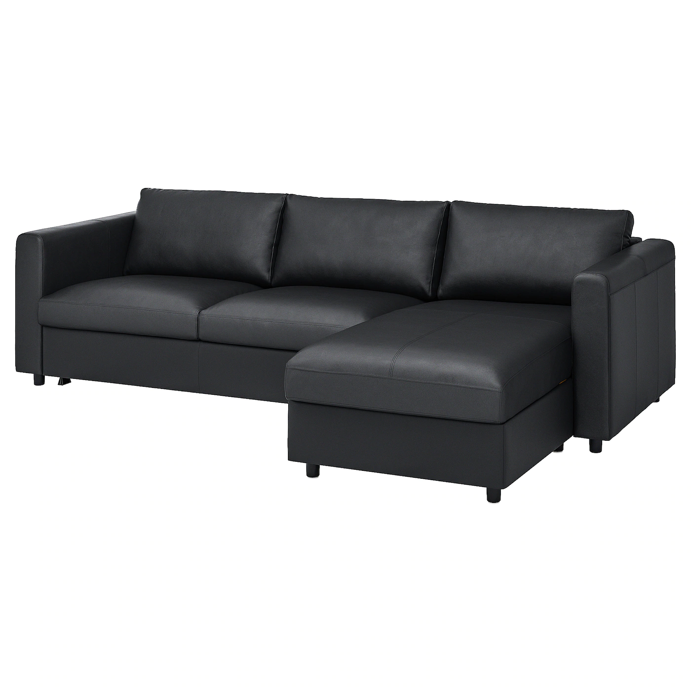 IKEA FINNALA Sleeper Sofa With Chaise/Grann/Bomstad Black