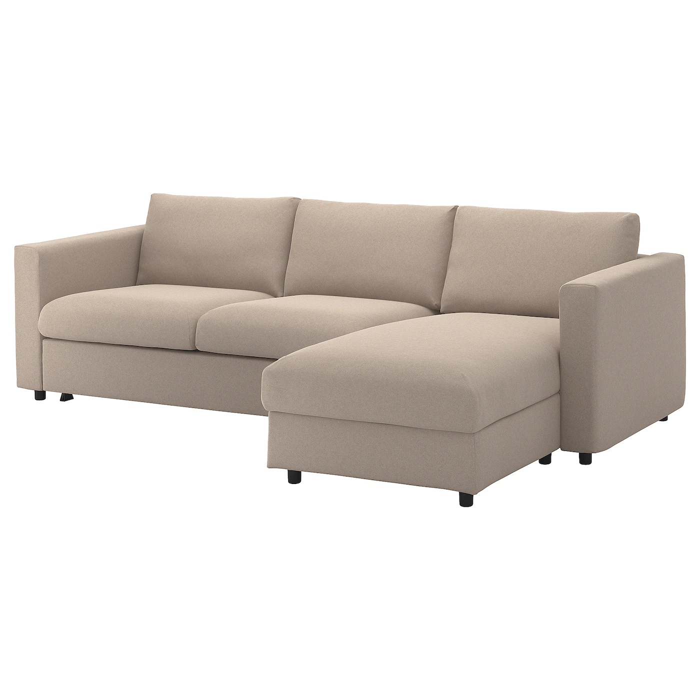 IKEA FINNALA Sleeper Sofa With Chaise/Orrsta Blackblue - Image 14