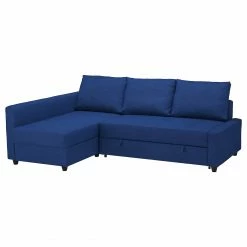 IKEA FRIHETEN Sleeper Sectional,3 Seat W/storage Skiftebo Blue