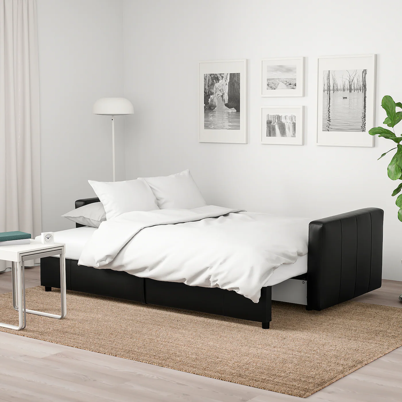 IKEA FRIHETEN Sleeper Sofa Bomstad Black - Image 3