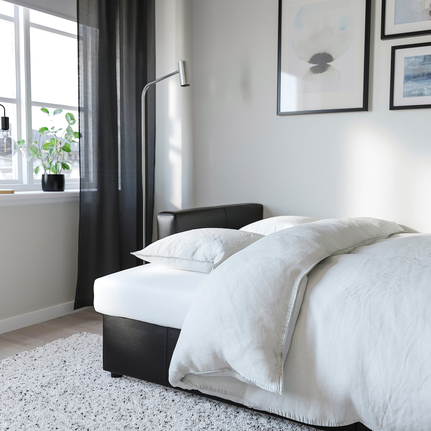 IKEA FRIHETEN Sleeper Sofa Bomstad Black - Image 11