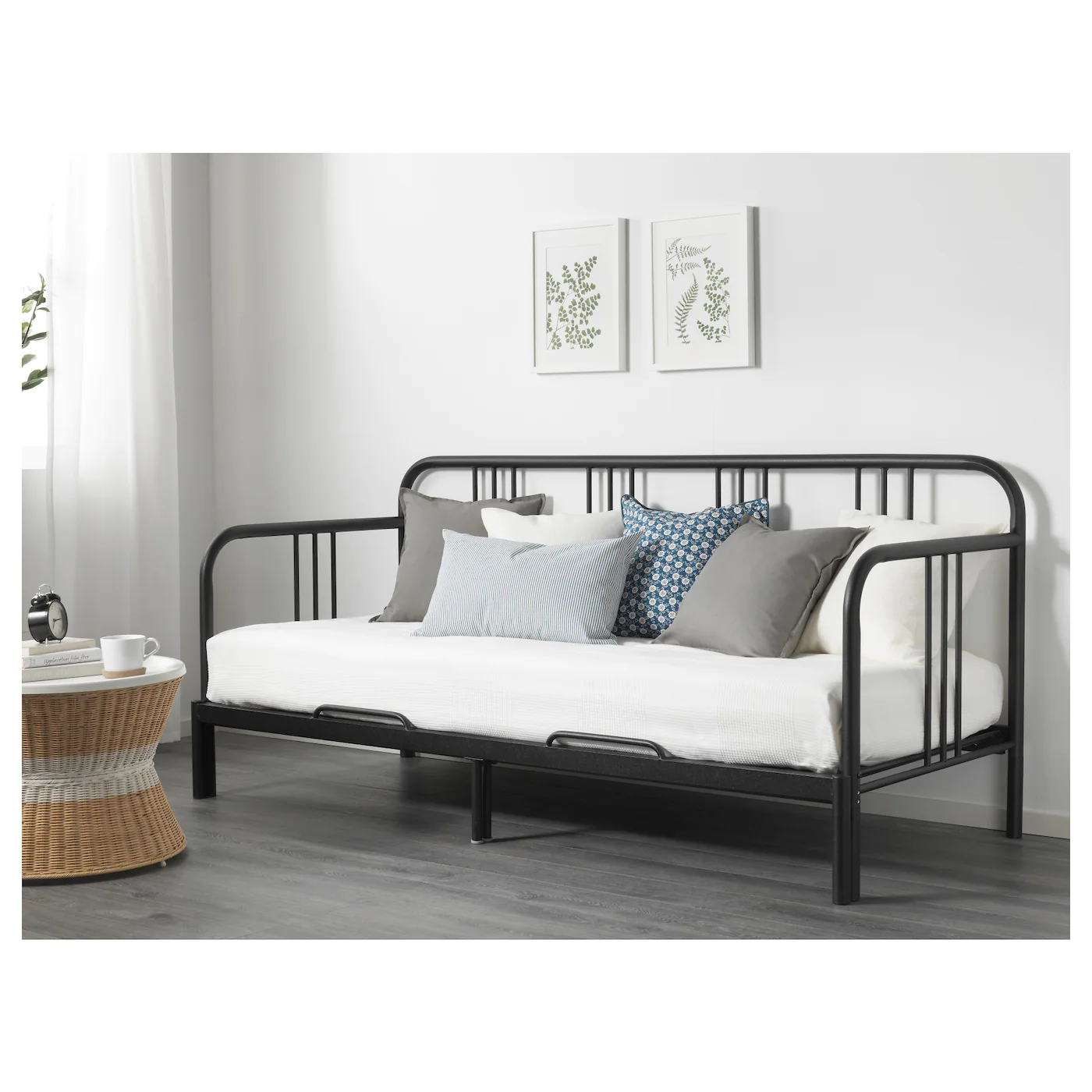 IKEA FYRESDAL Daybed Frame Black Twin - Image 6