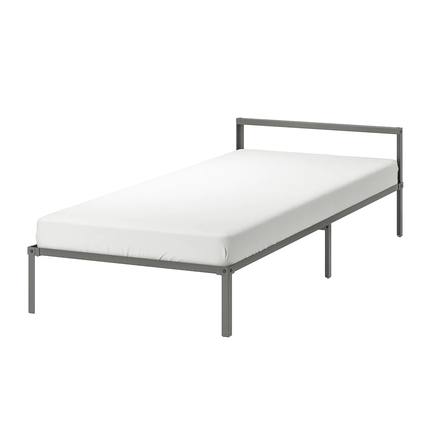 IKEA GRIMSBU Bed Frame Gray/Luröy Twin