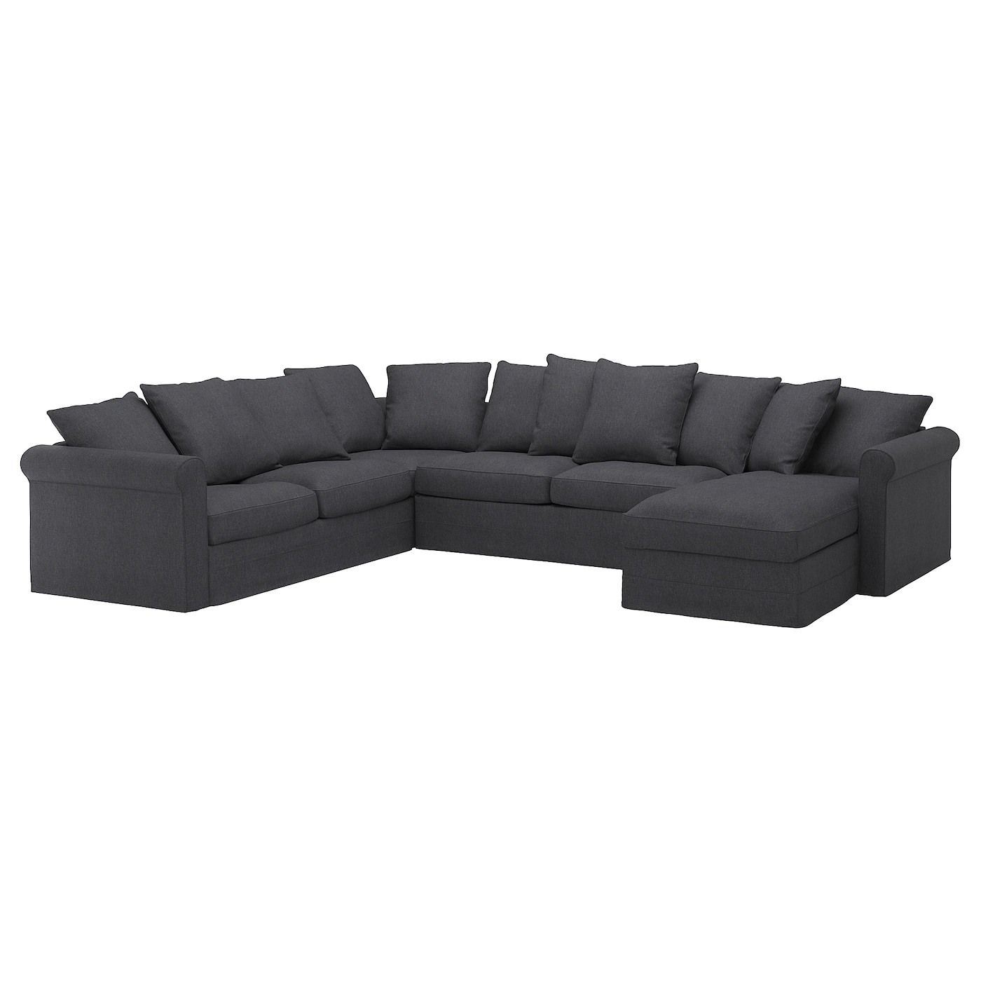 IKEA HÄRLANDA Corner Sleeper Sofa, 5seat With Chaise/Ljungen Light Red - Image 11