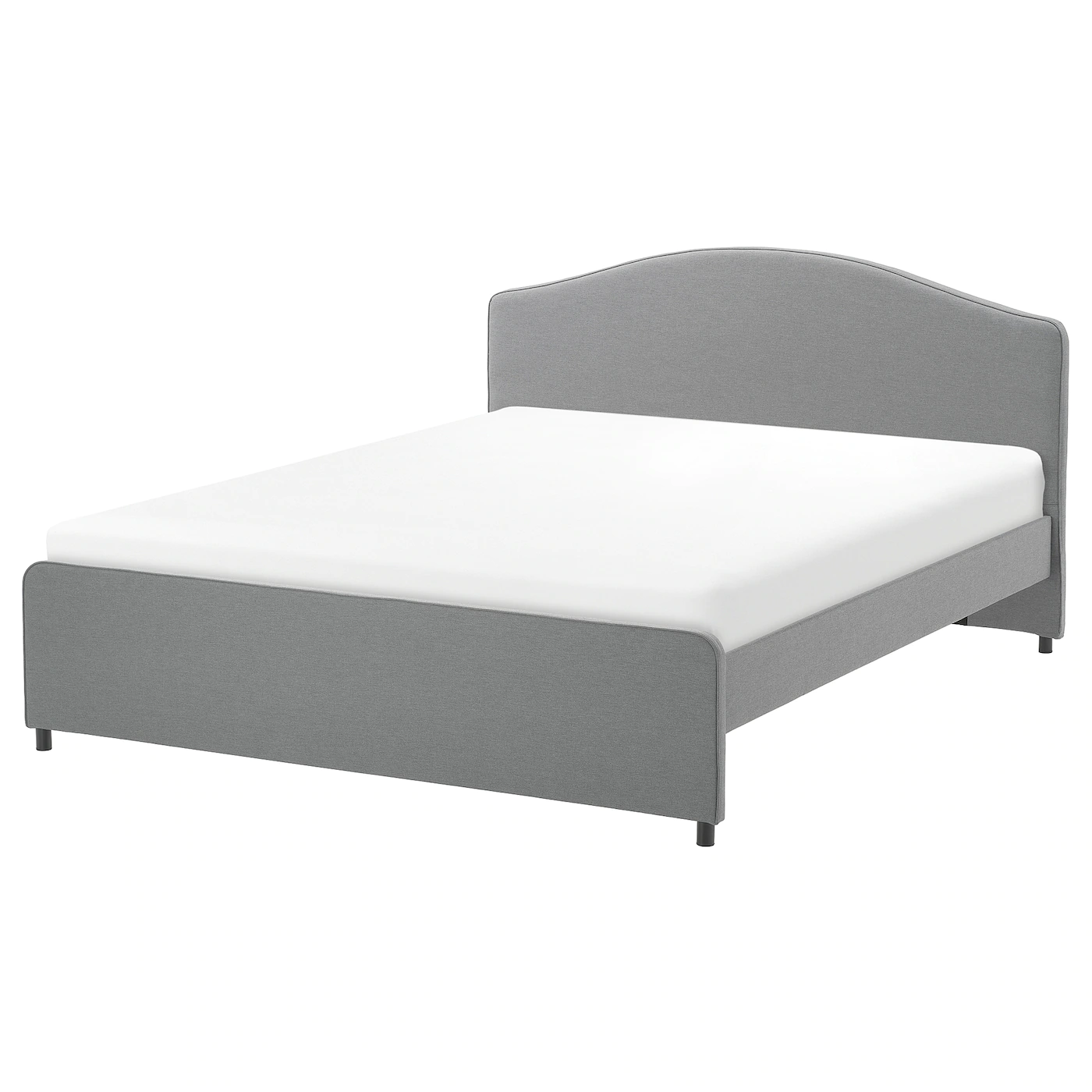 IKEA HAUGA Upholstered Bed Frame Vissle Gray Full