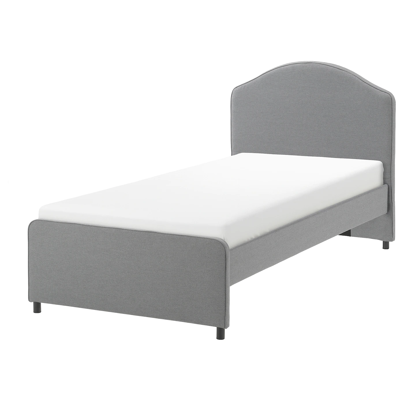 IKEA HAUGA Upholstered Bed Frame Lofallet Beige Twin - Image 8