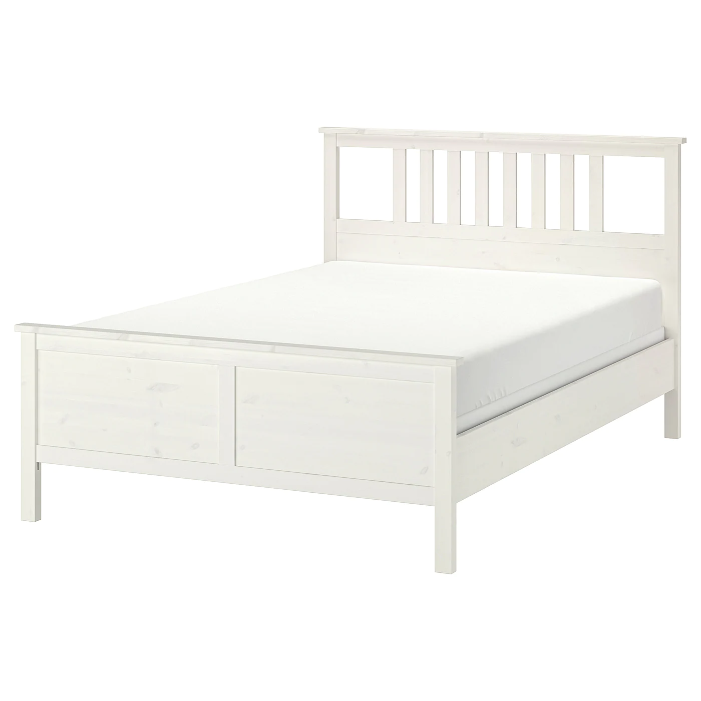 IKEA HEMNES Bed Frame White Stain/Espevär Full