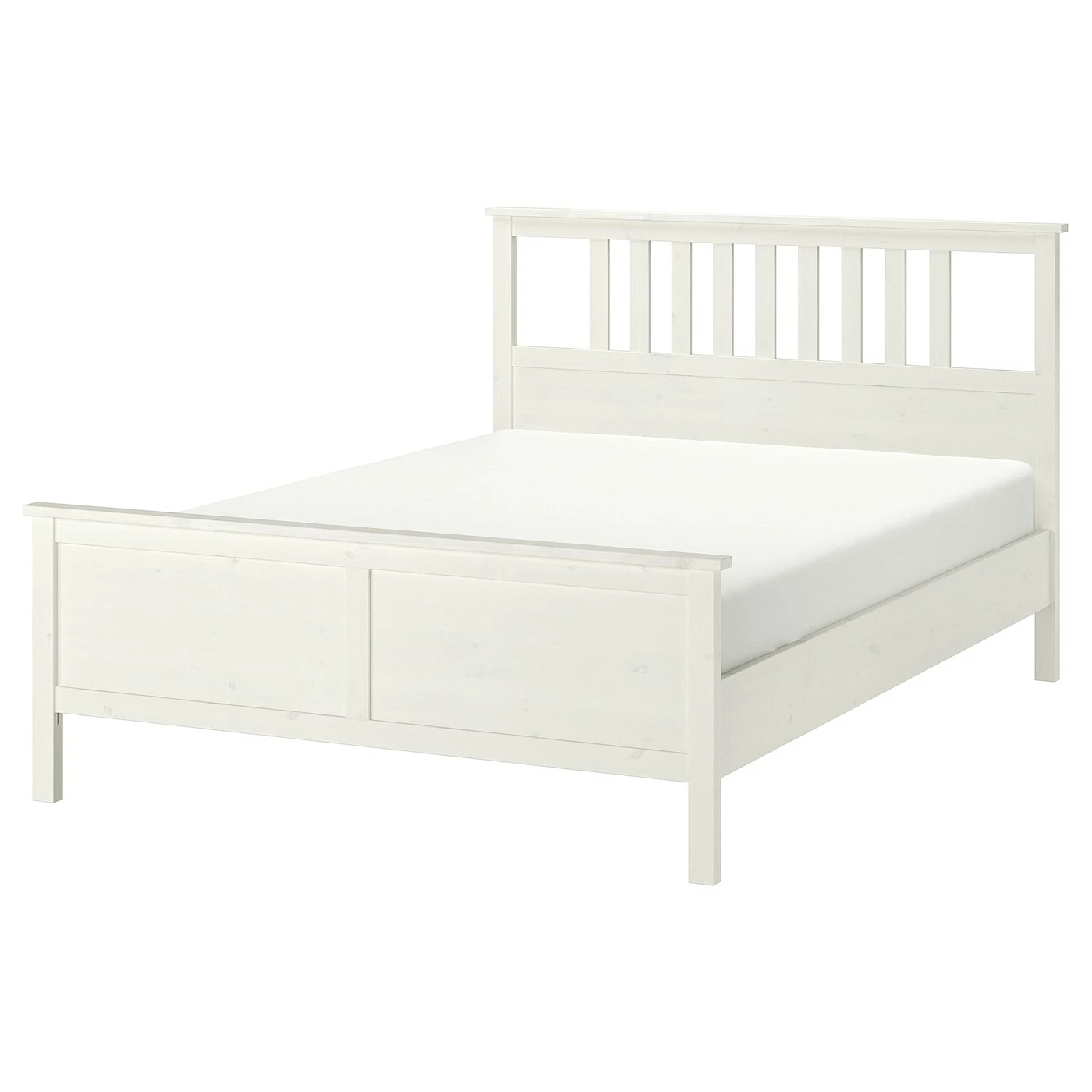 IKEA HEMNES Bed Frame Dark Gray Stained/Lönset Queen - Image 7