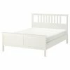 IKEA HEMNES Bed Frame White Stain/Lönset King