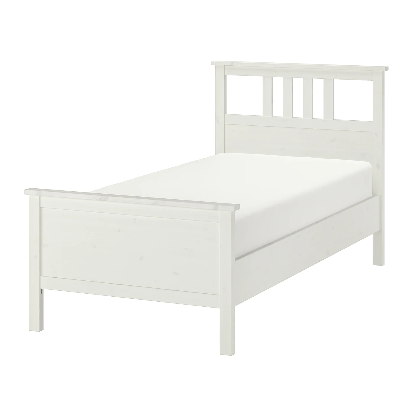 IKEA HEMNES Bed Frame White Stain/Lönset Twin