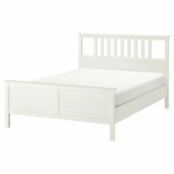 IKEA HEMNES Bed Frame White Stain/Luröy King