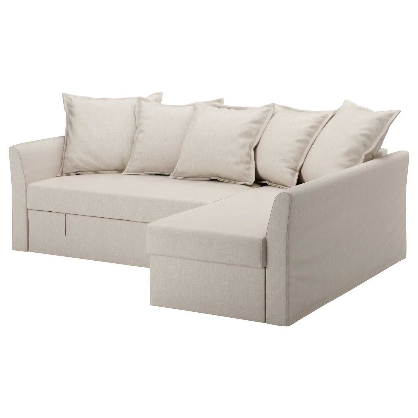 IKEA HOLMSUND Sleeper Sectional, 3seat Nordvalla Beige