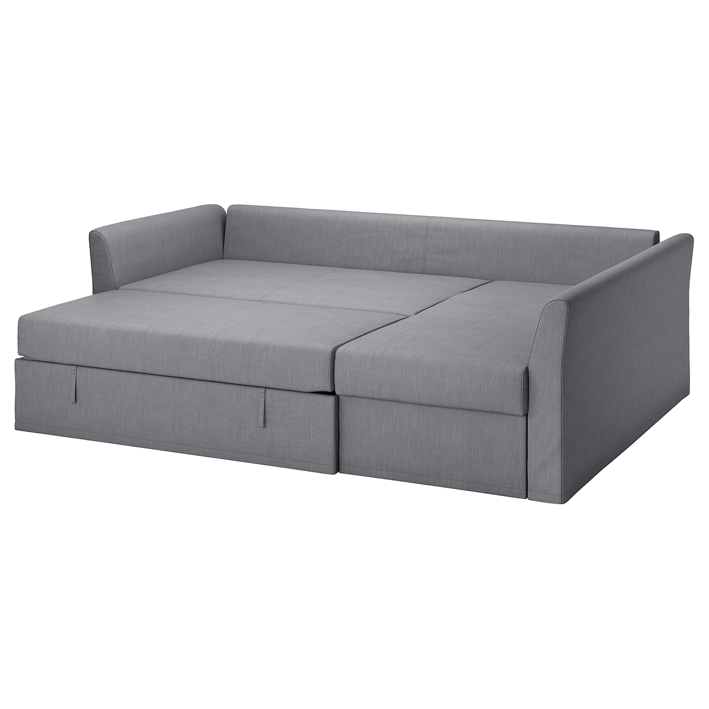 IKEA HOLMSUND Sleeper Sectional, 3seat Nordvalla Medium Gray