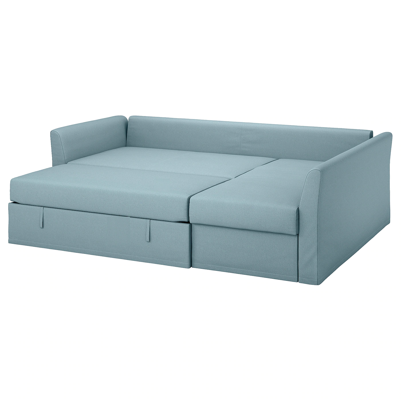 IKEA HOLMSUND Sleeper Sectional, 3seat Orrsta Light Blue