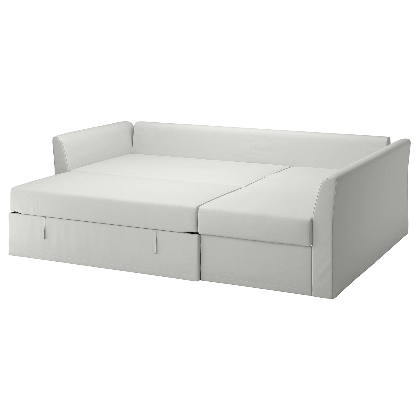 IKEA HOLMSUND Sleeper Sectional, 3seat Orrsta Light Whitegray