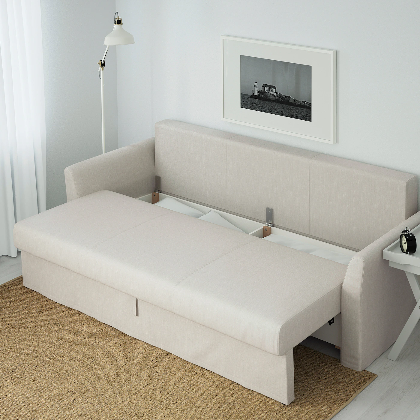 IKEA HOLMSUND Sleeper Sofa Nordvalla Beige - Image 6