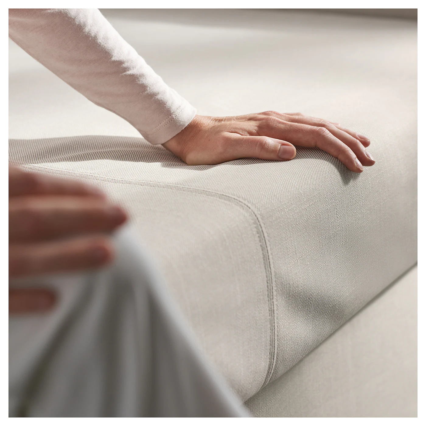 IKEA HOLMSUND Sleeper Sofa Orrsta Light Whitegray - Image 9