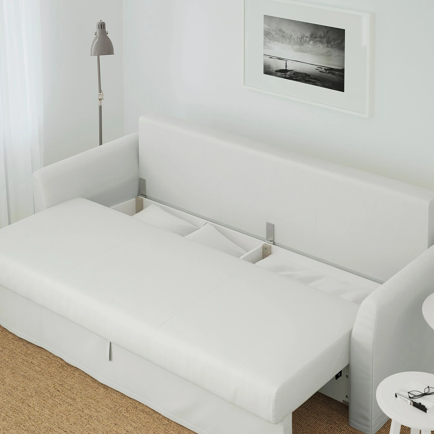 IKEA HOLMSUND Sleeper Sofa Orrsta Light Whitegray - Image 5