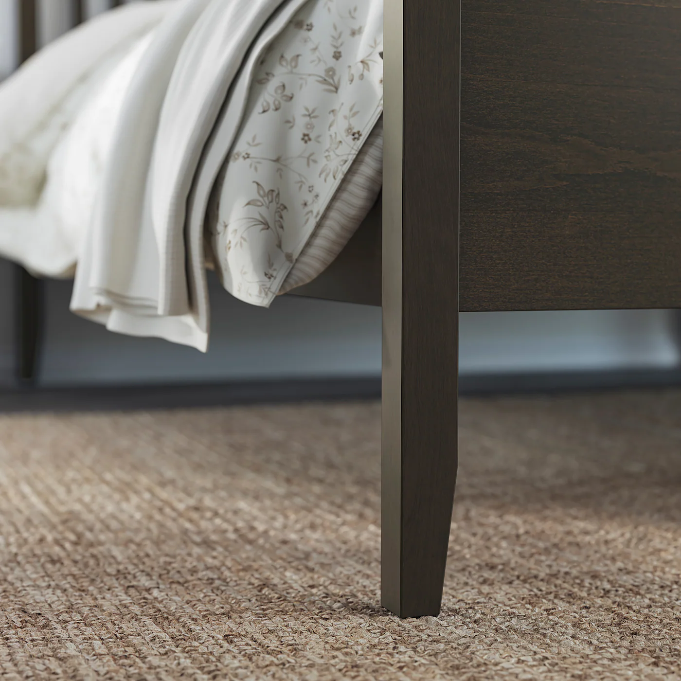 IKEA IDANÄS Bed Frame Dark Brown/Lönset Full/Double Dark Brown Stained - Image 9