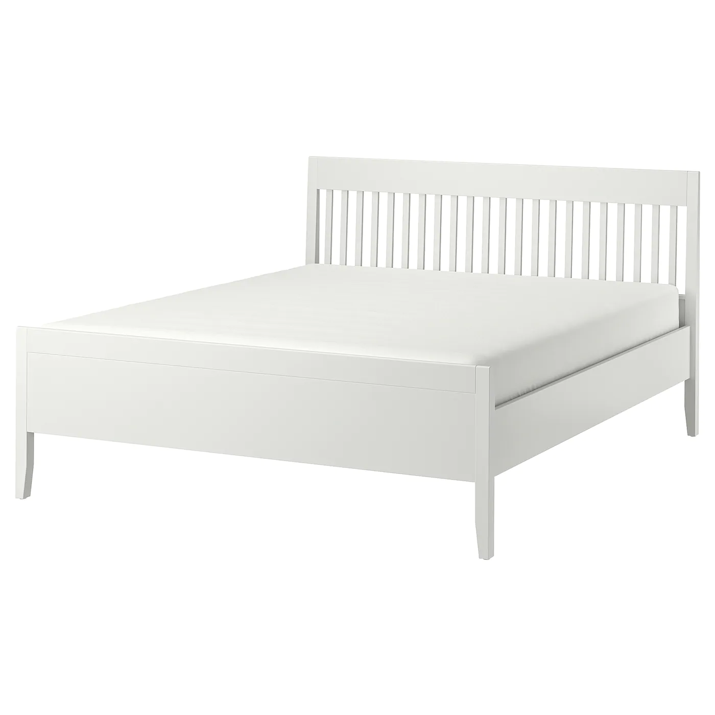 IKEA IDANÄS Bed Frame White/Luröy King