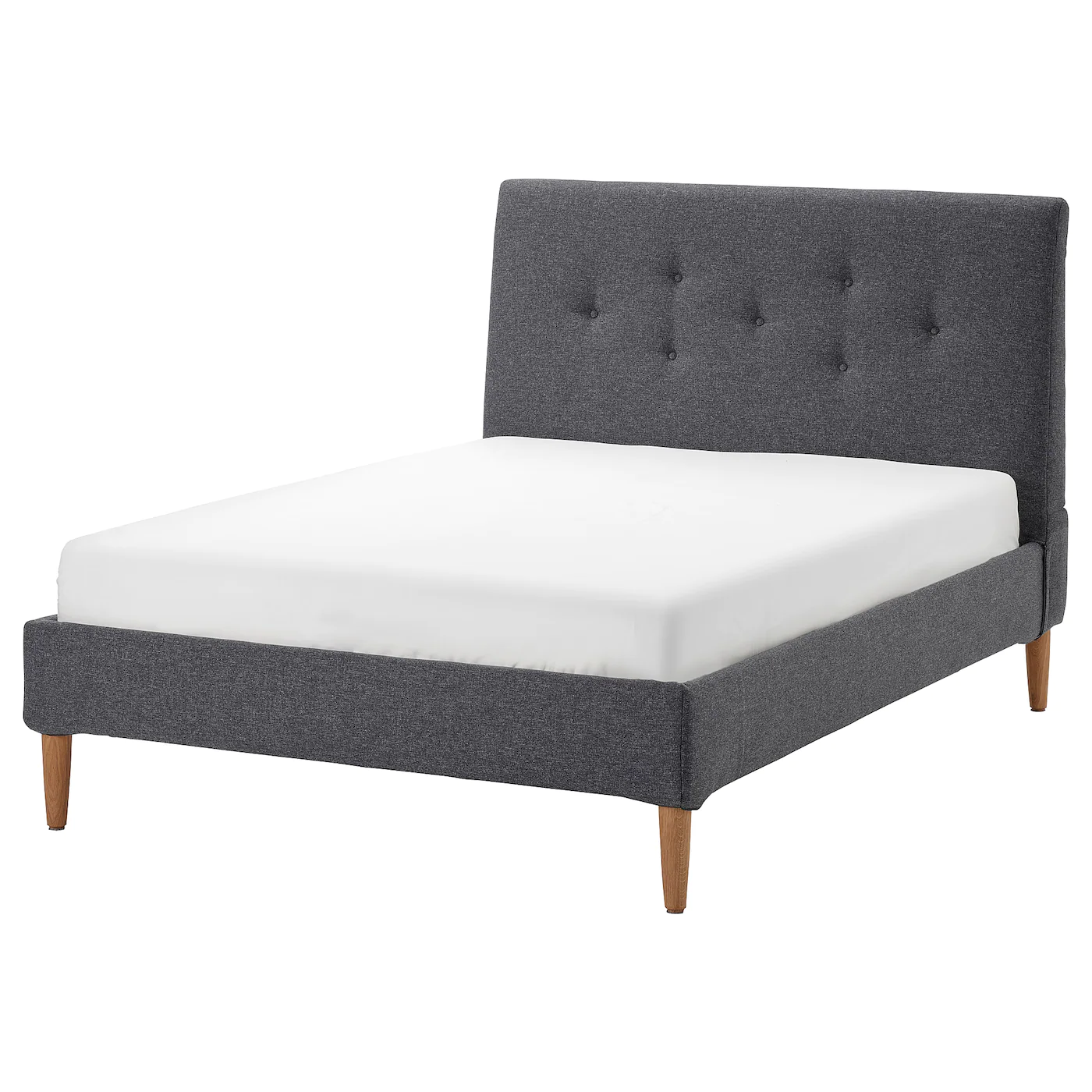 IKEA IDANÄS Upholstered Bed Frame Gunnared Dark Gray Full