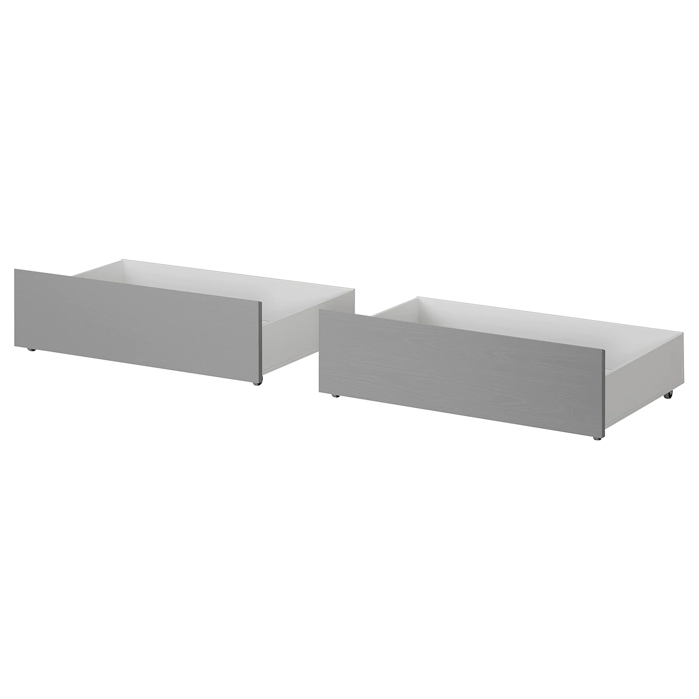 IKEA MALM Underbed Storage Box For High Bed Gray Stained Full/Double/Twin/Single