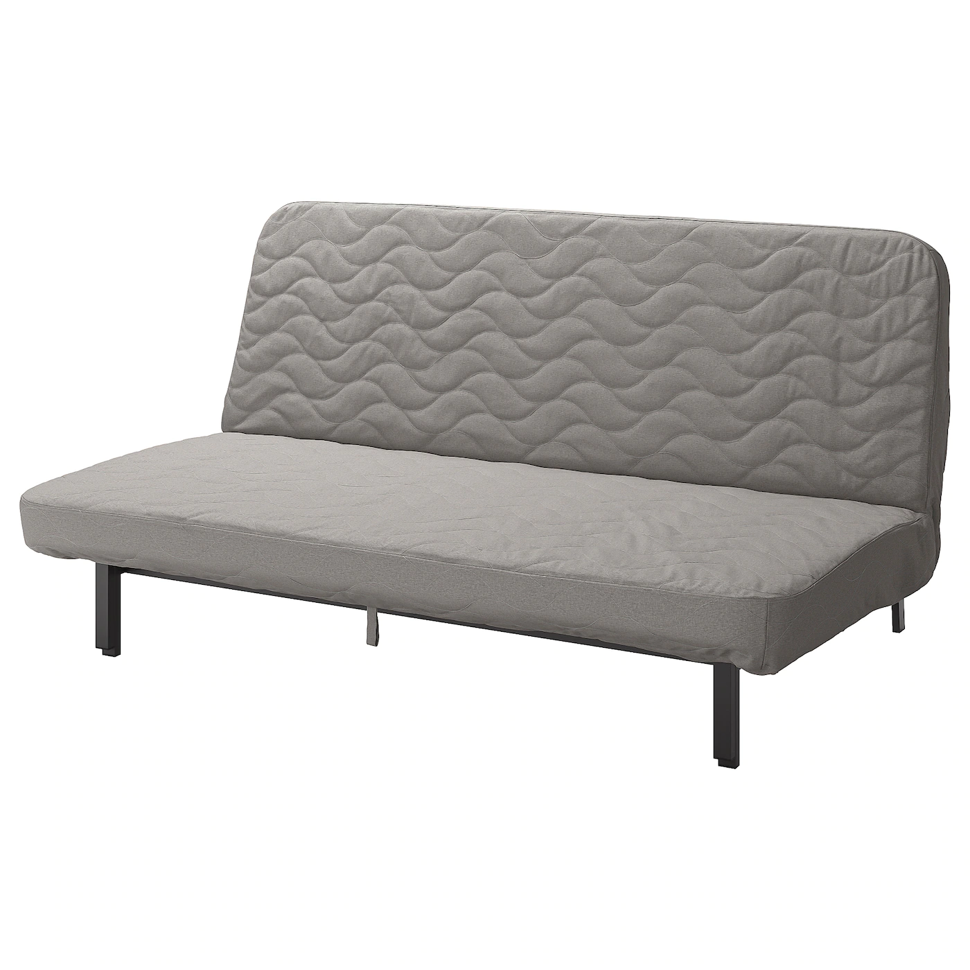 IKEA NYHAMN Sleeper Sofa With Foam Mattress/Knisa Gray/beige