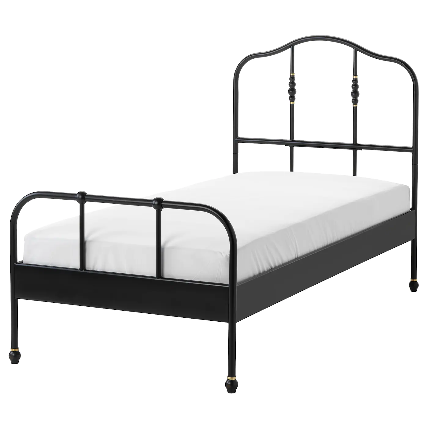 IKEA SAGSTUA Bed Frame Black/Luröy Twin