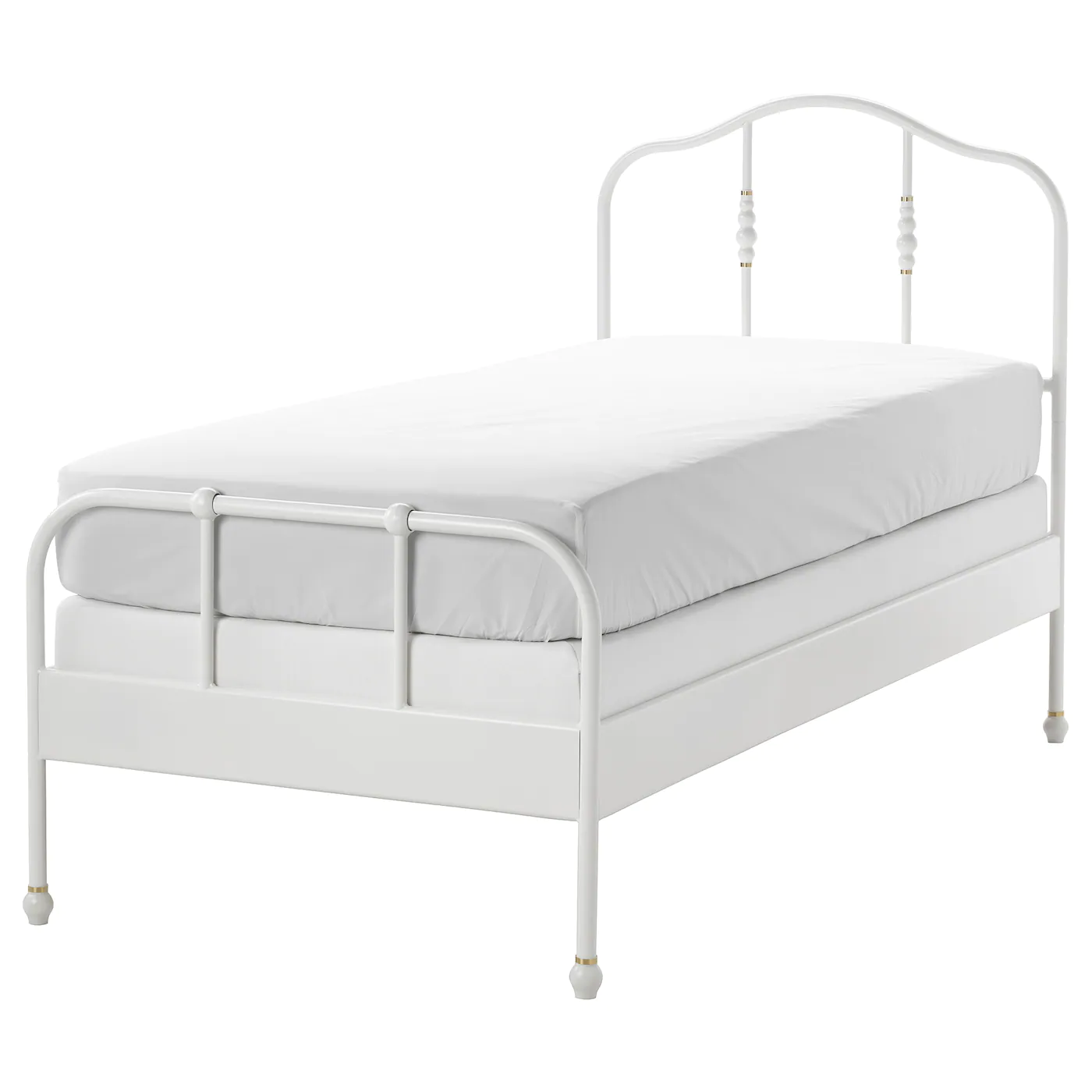 IKEA SAGSTUA Bed Frame White/Espevär Twin