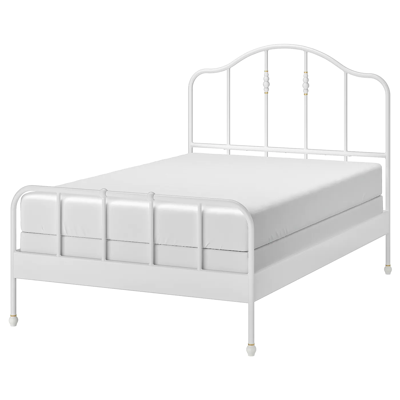 IKEA SAGSTUA Bed Frame White/Espevär Full