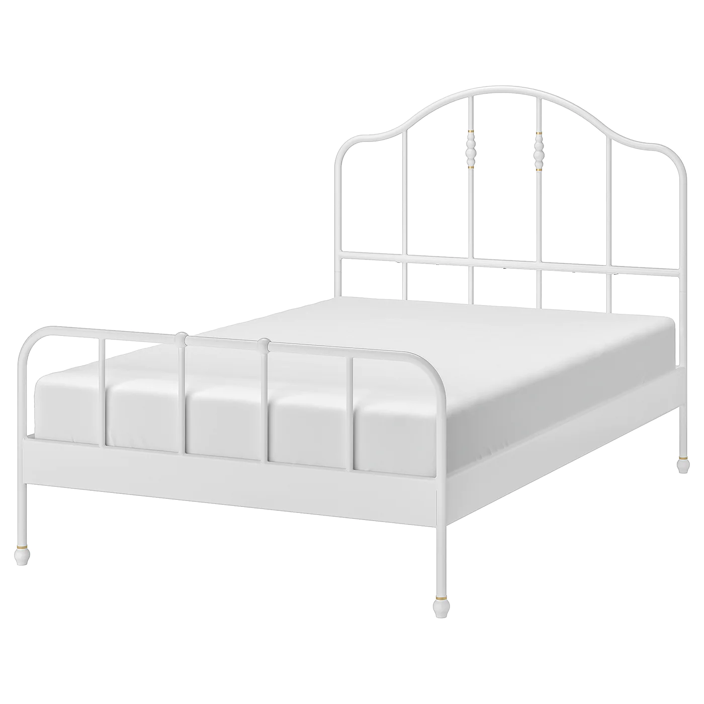 IKEA SAGSTUA Bed Frame White/Lönset Full