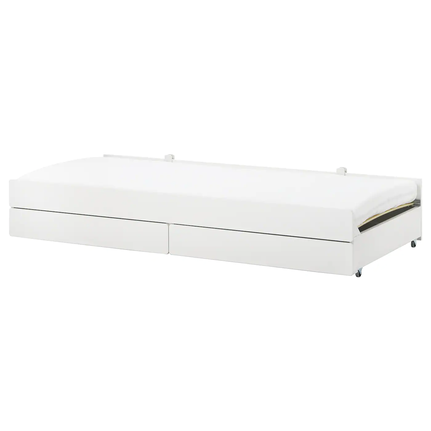 IKEA SLÄKT Pullout Bed With Storage White Twin