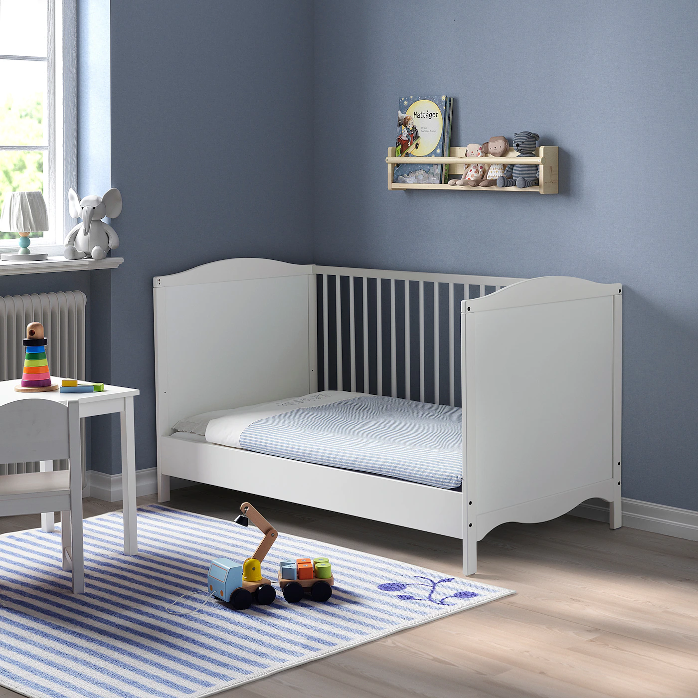 IKEA SMÅGÖRA Crib White 27 1/2x52 " - Image 4