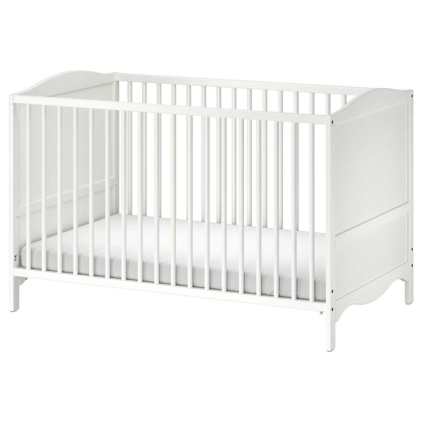 IKEA SMÅGÖRA Crib White 27 1/2x52 "