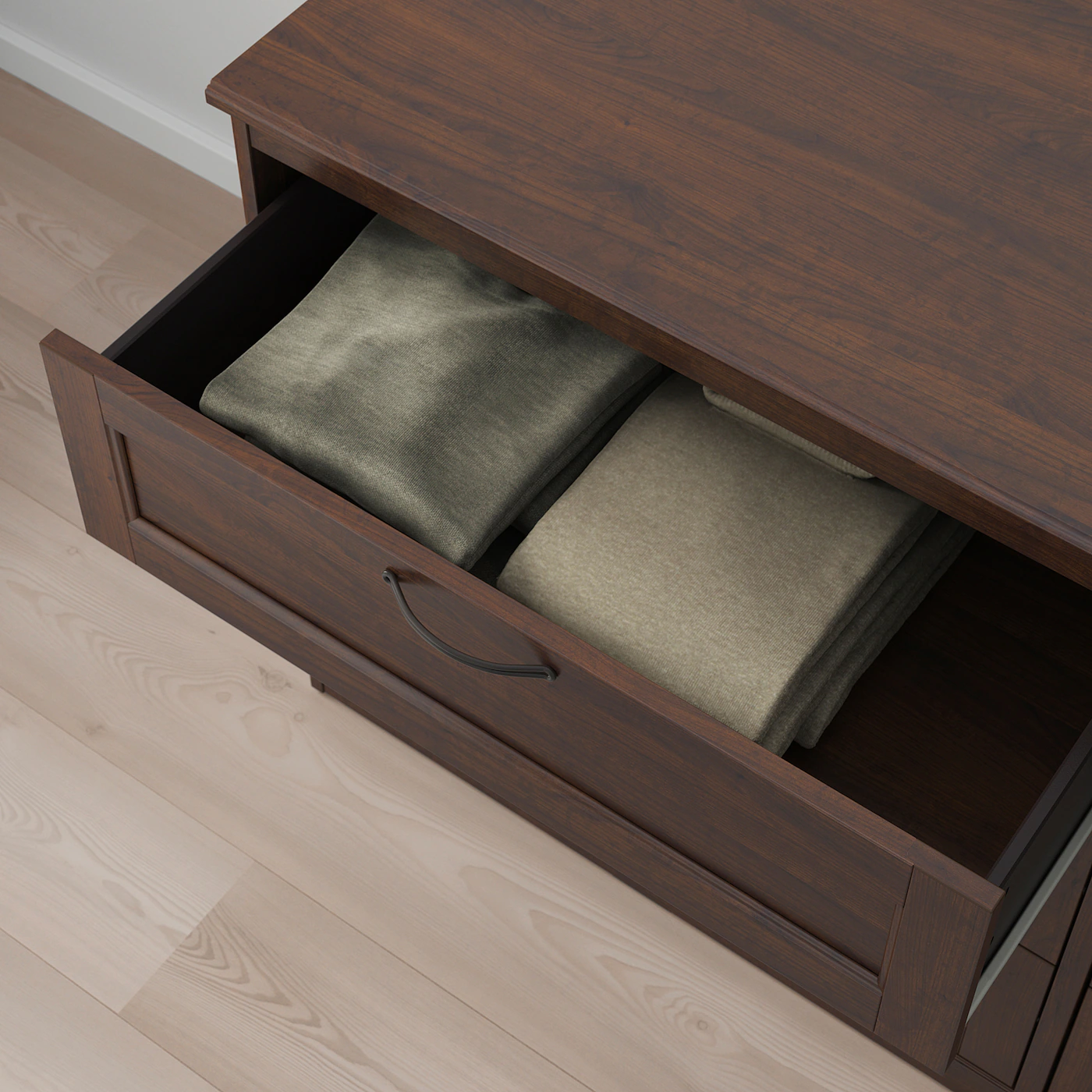 IKEA SONGESAND Bedroom Furniture, Set Of 4 Brown Queen - Image 7