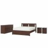 IKEA SONGESAND Bedroom Furniture, Set Of 4 Brown Full