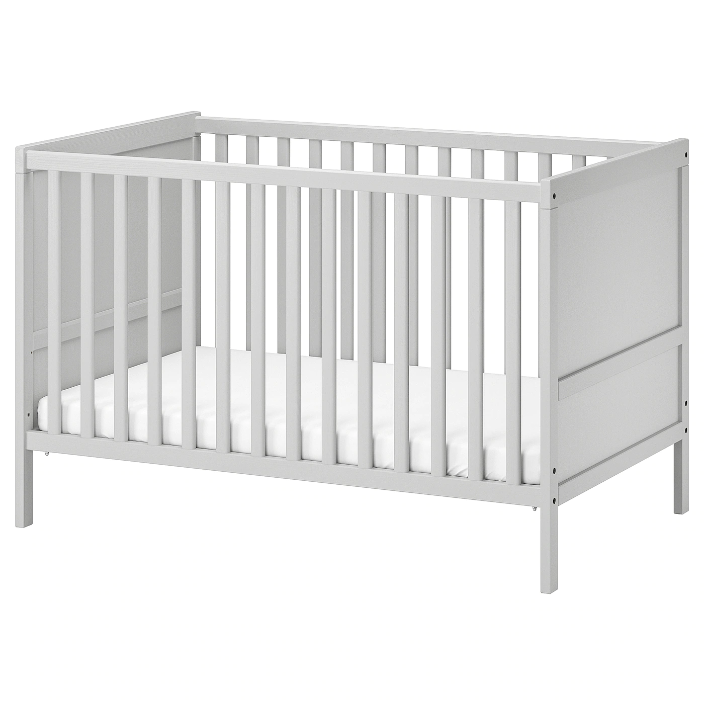 IKEA SUNDVIK Crib Gray 27 1/2x52 "