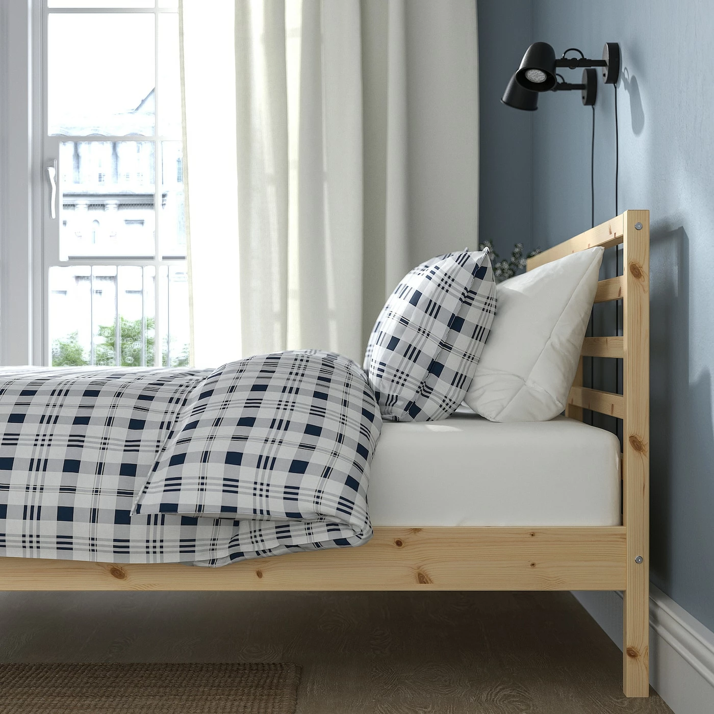 IKEA TARVA Bed Frame Pine/Lönset Queen - Image 6