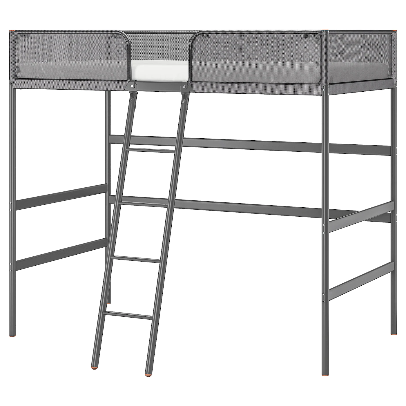 IKEA TUFFING Loft Bed Frame Dark Gray Twin