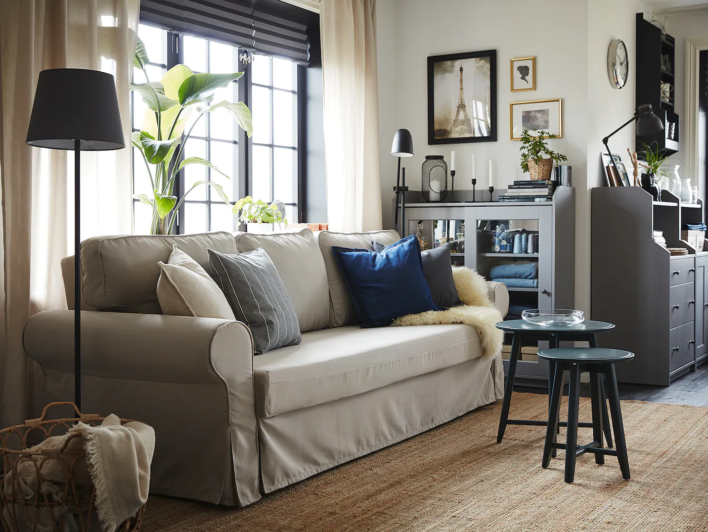 IKEA VRETSTORP Sleeper Sofa Totebo Light Beige - Image 5